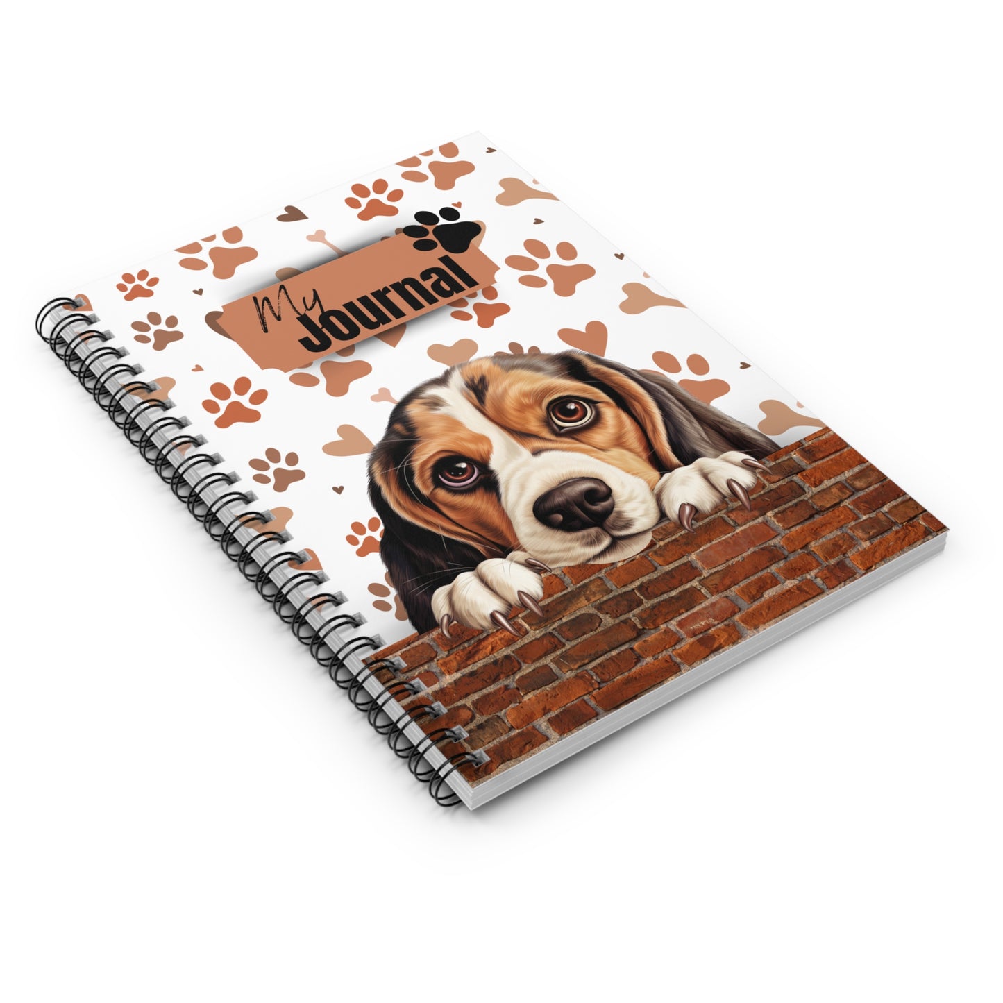 Beagle Spiral Notebook - Ruled Line