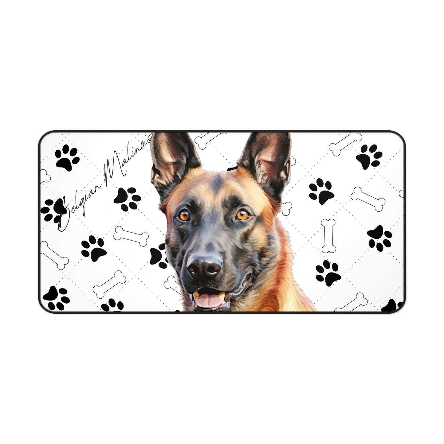Belgian Malinois Desk Mat