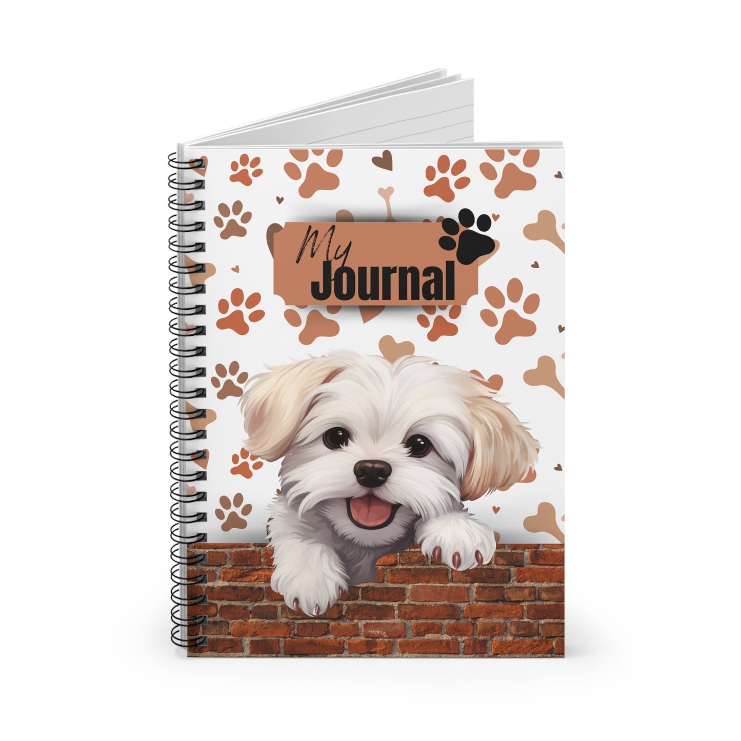 Maltese Spiral Notebook - Ruled Line