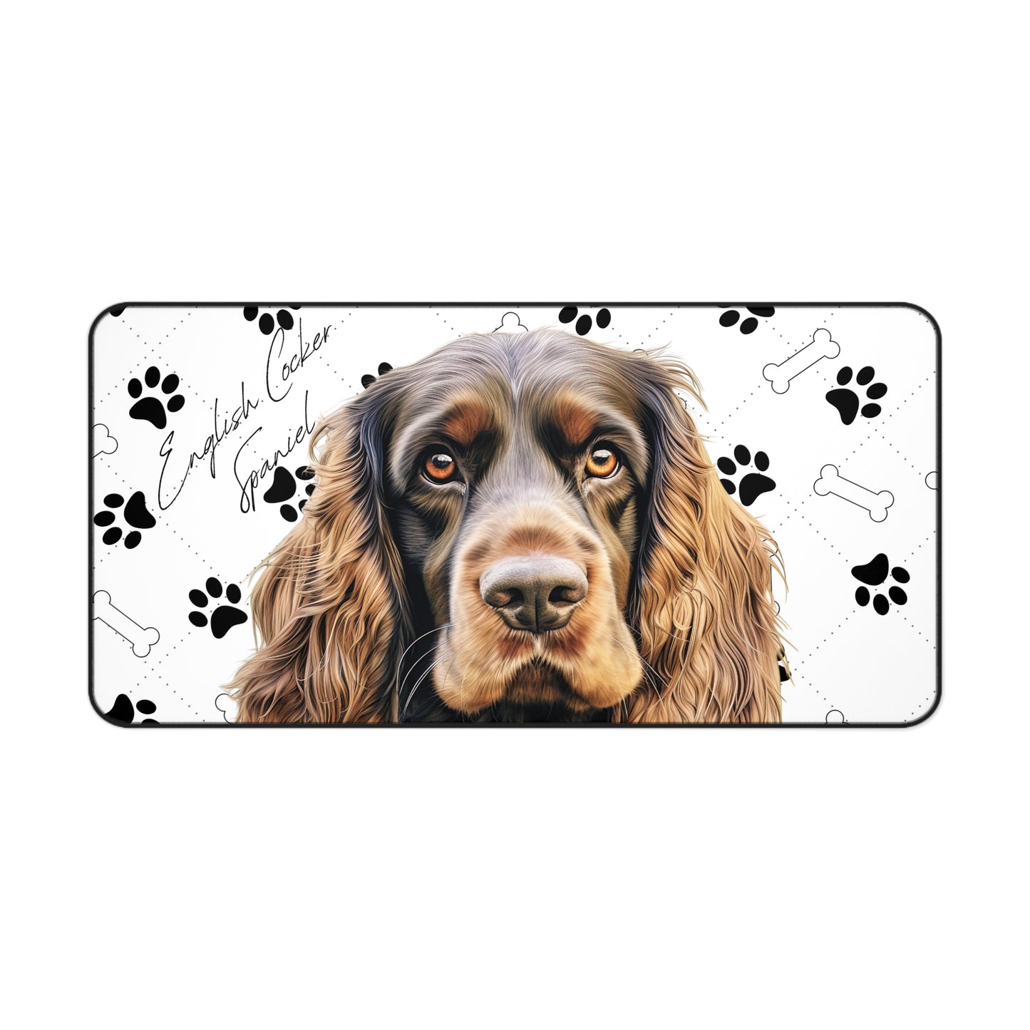 English Cocker Spaniel Desk Mat