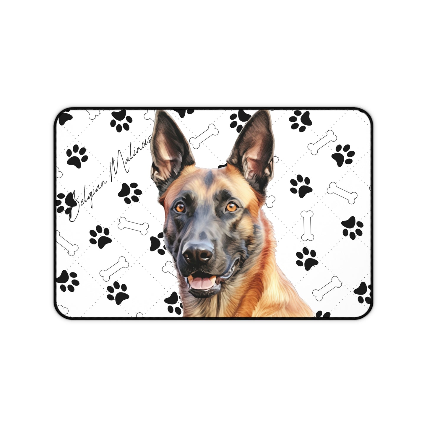 Belgian Malinois Desk Mat