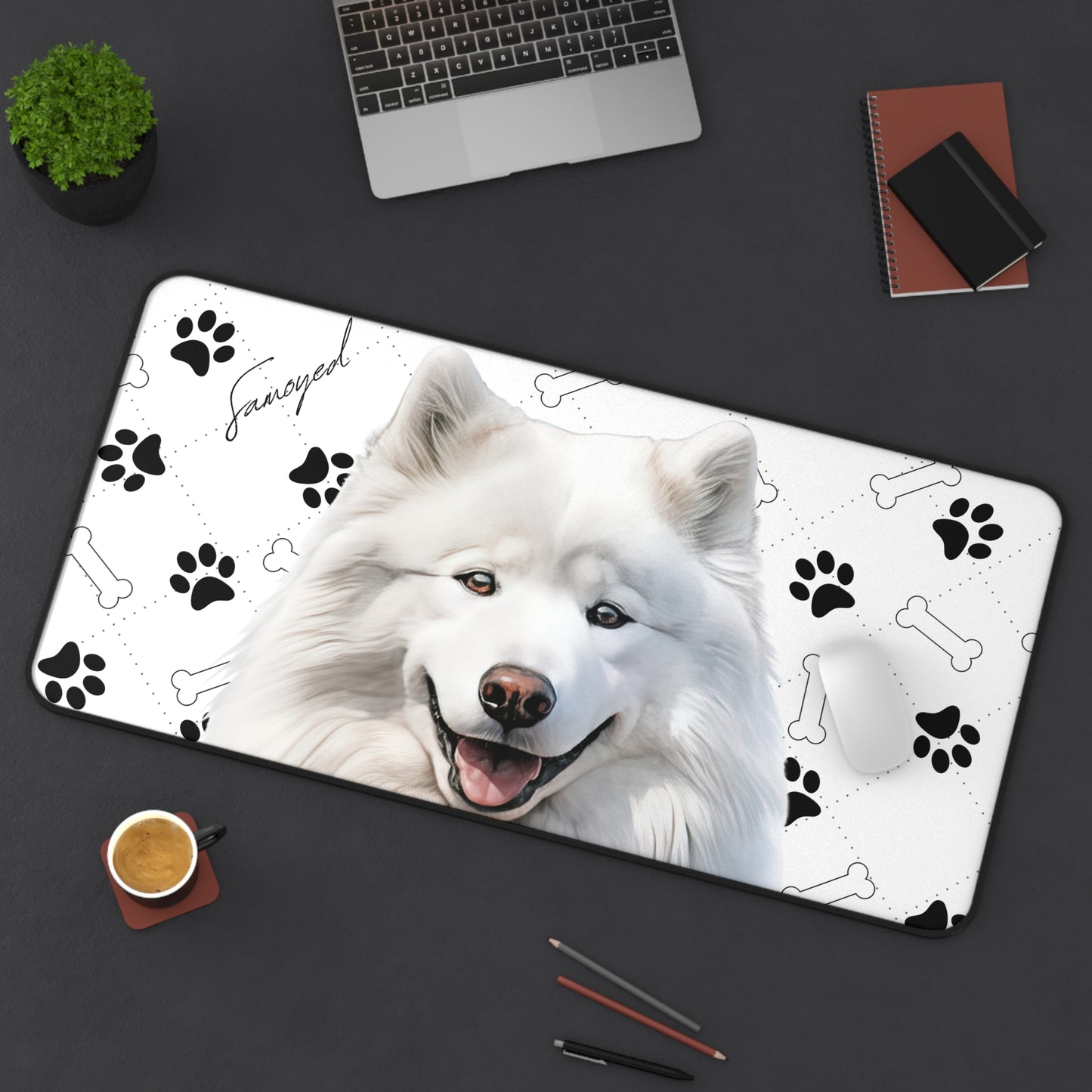Samoyed Desk Mat