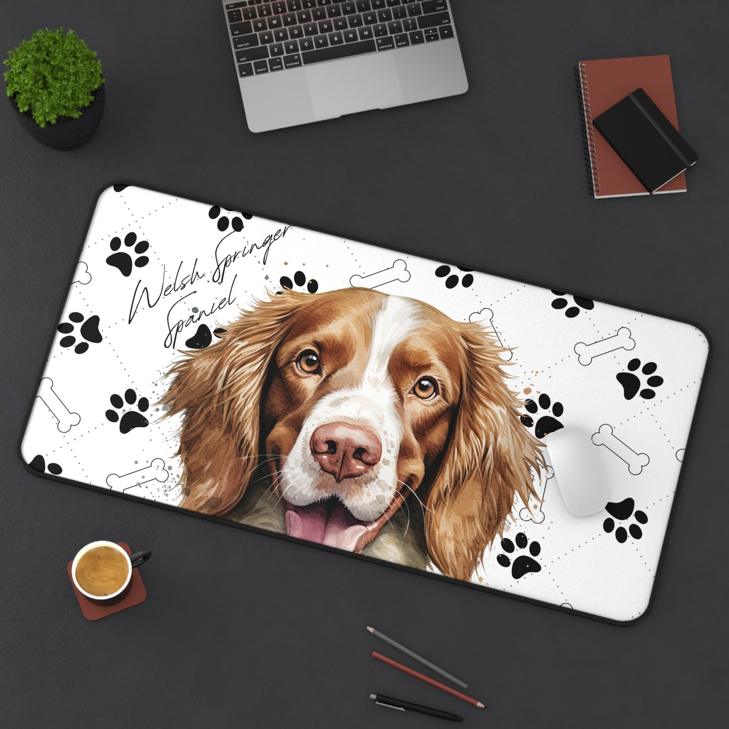 Welsh Springer Spaniel Desk Mat
