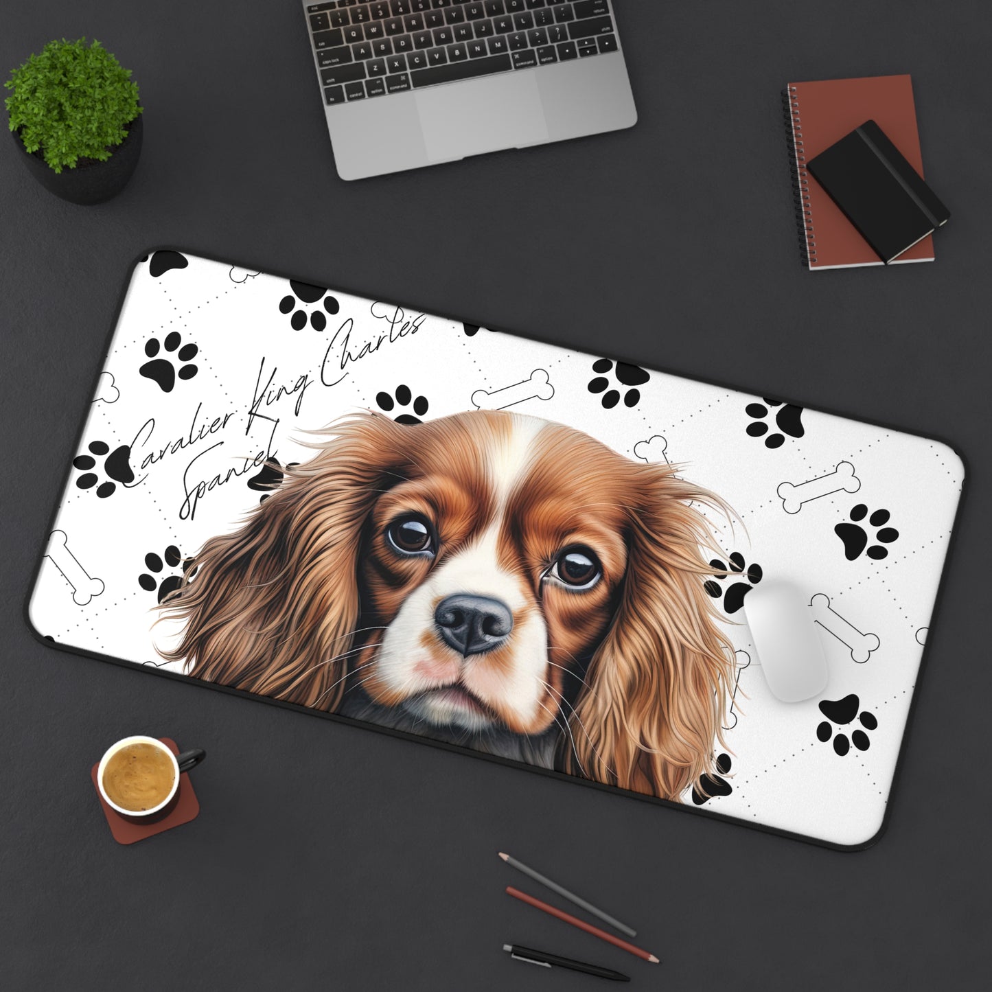 Cavalier King Charles Spaniel Desk Mat