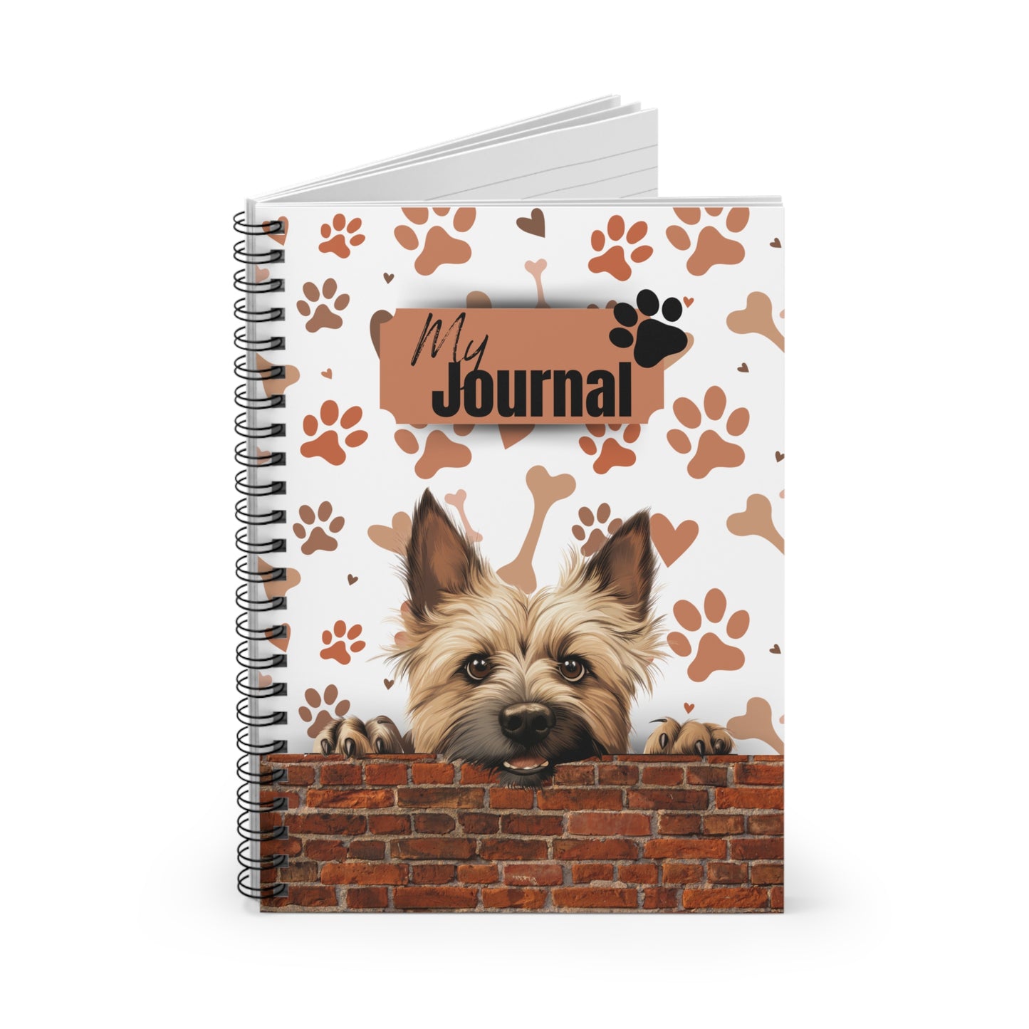 Cairn Terrier Spiral Notebook - Ruled Line