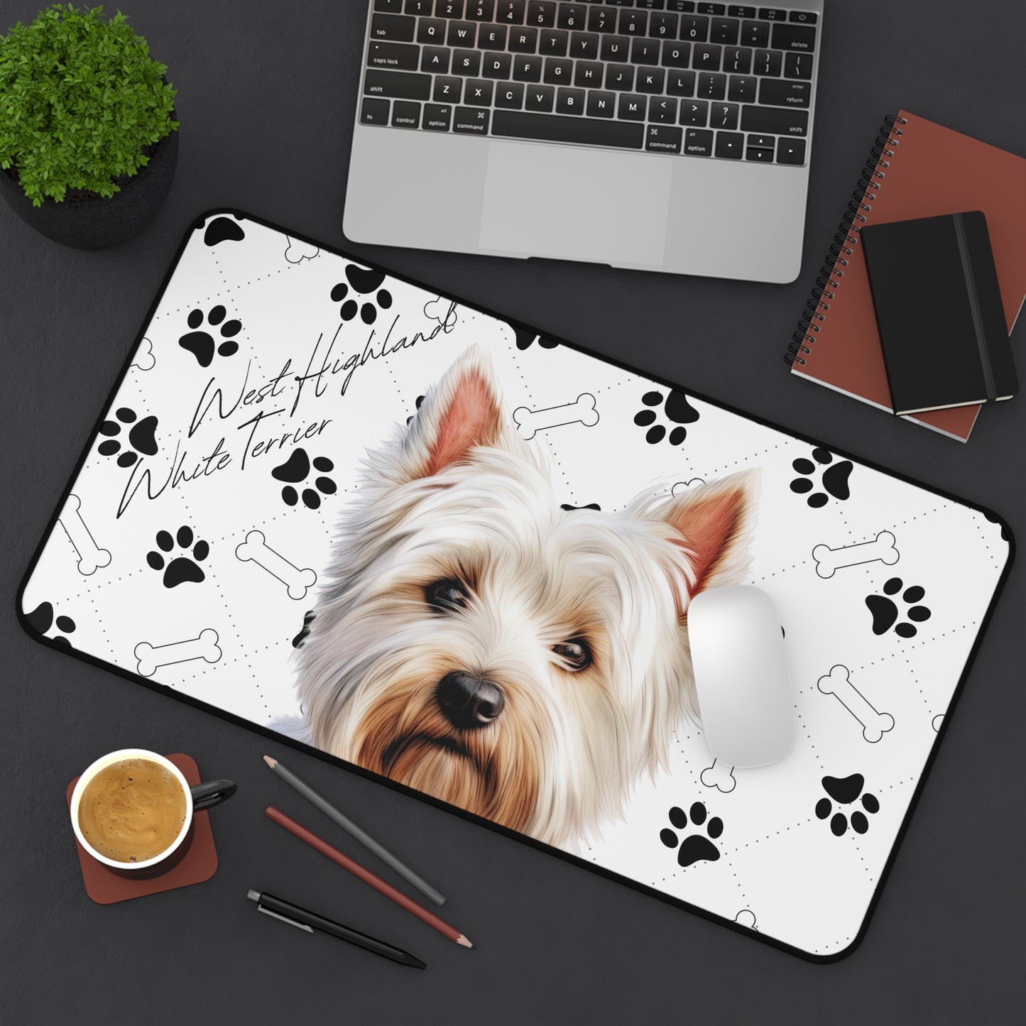 West Highland White Terrier Desk Mat