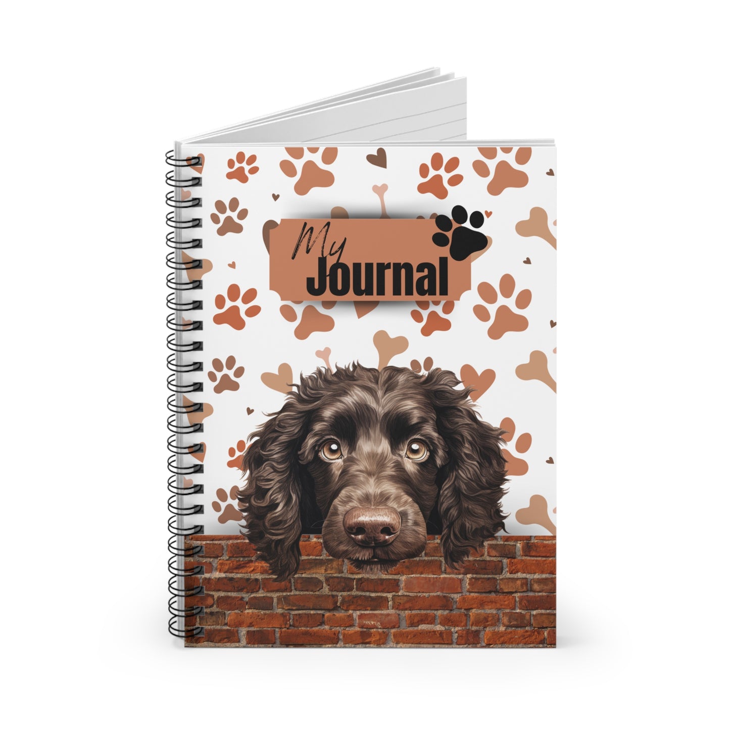 American Water Spaniel Spiral Notebook - Ruled Line