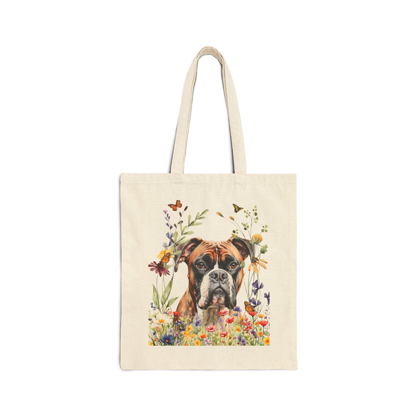 Boxer Canvas Tote Bag
