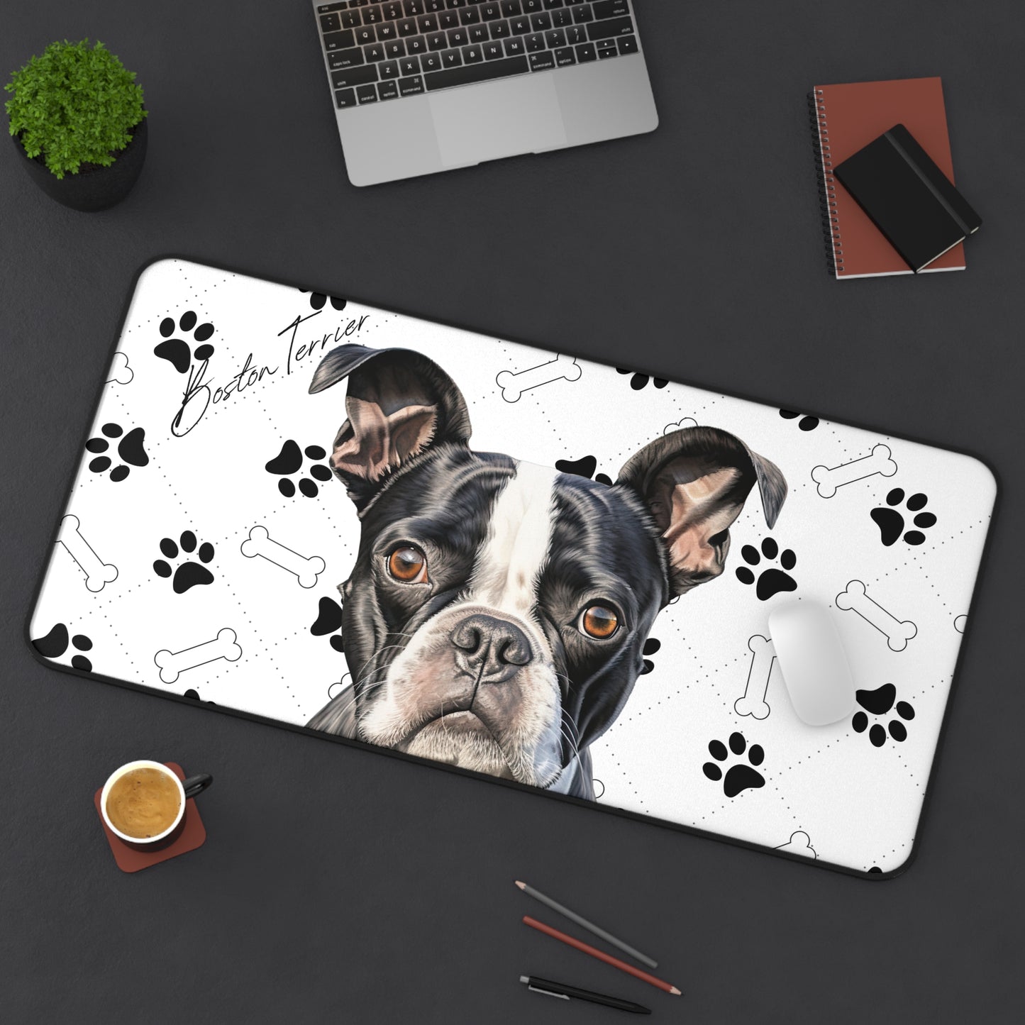 Boston Terrier Desk Mat