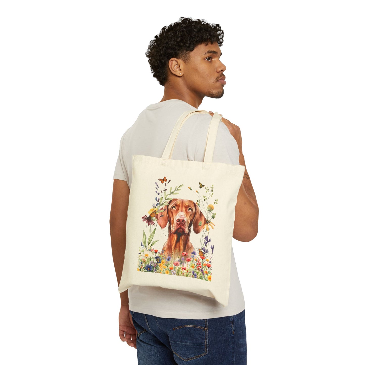 Vizsla Canvas Tote Bag