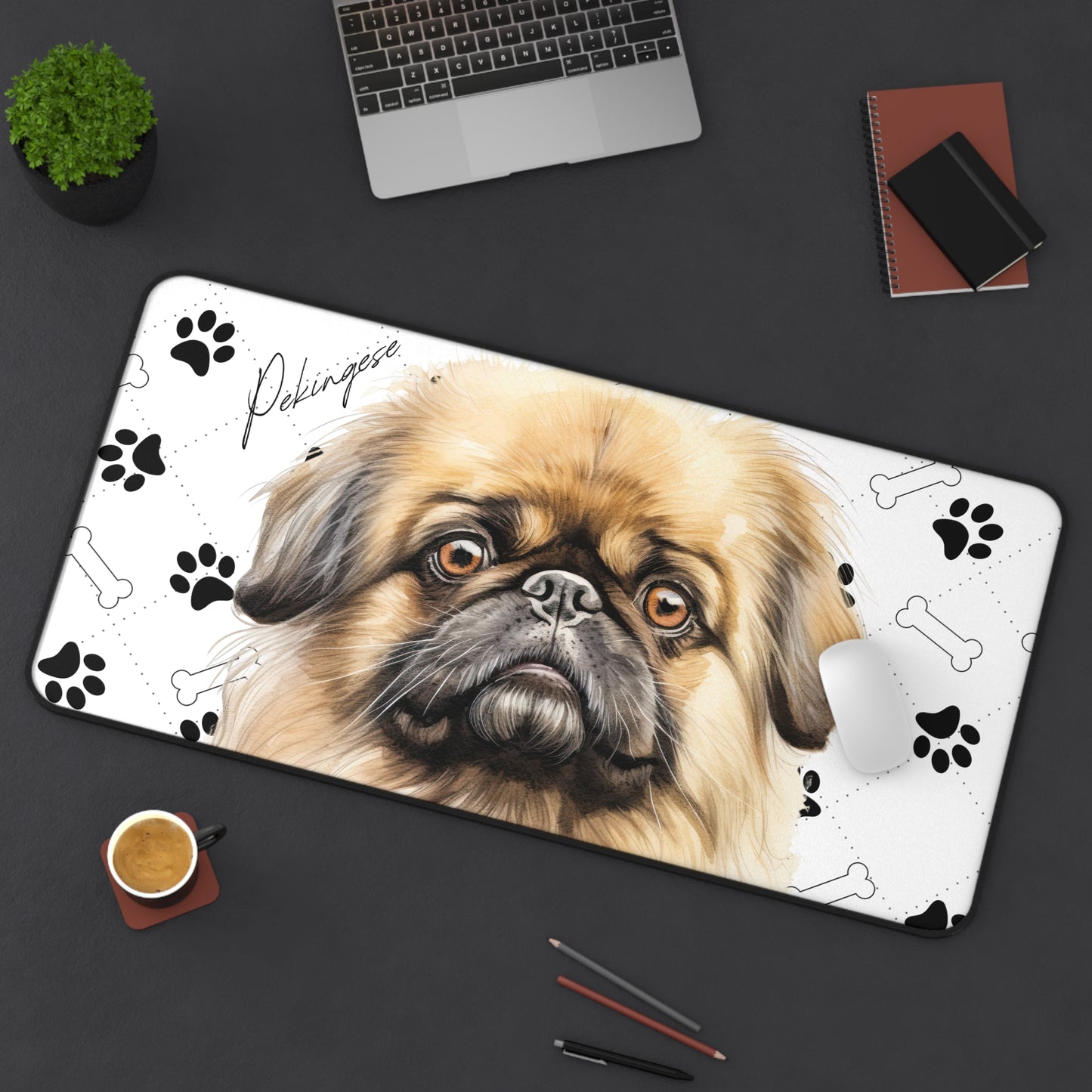 Pekingese Desk Mat