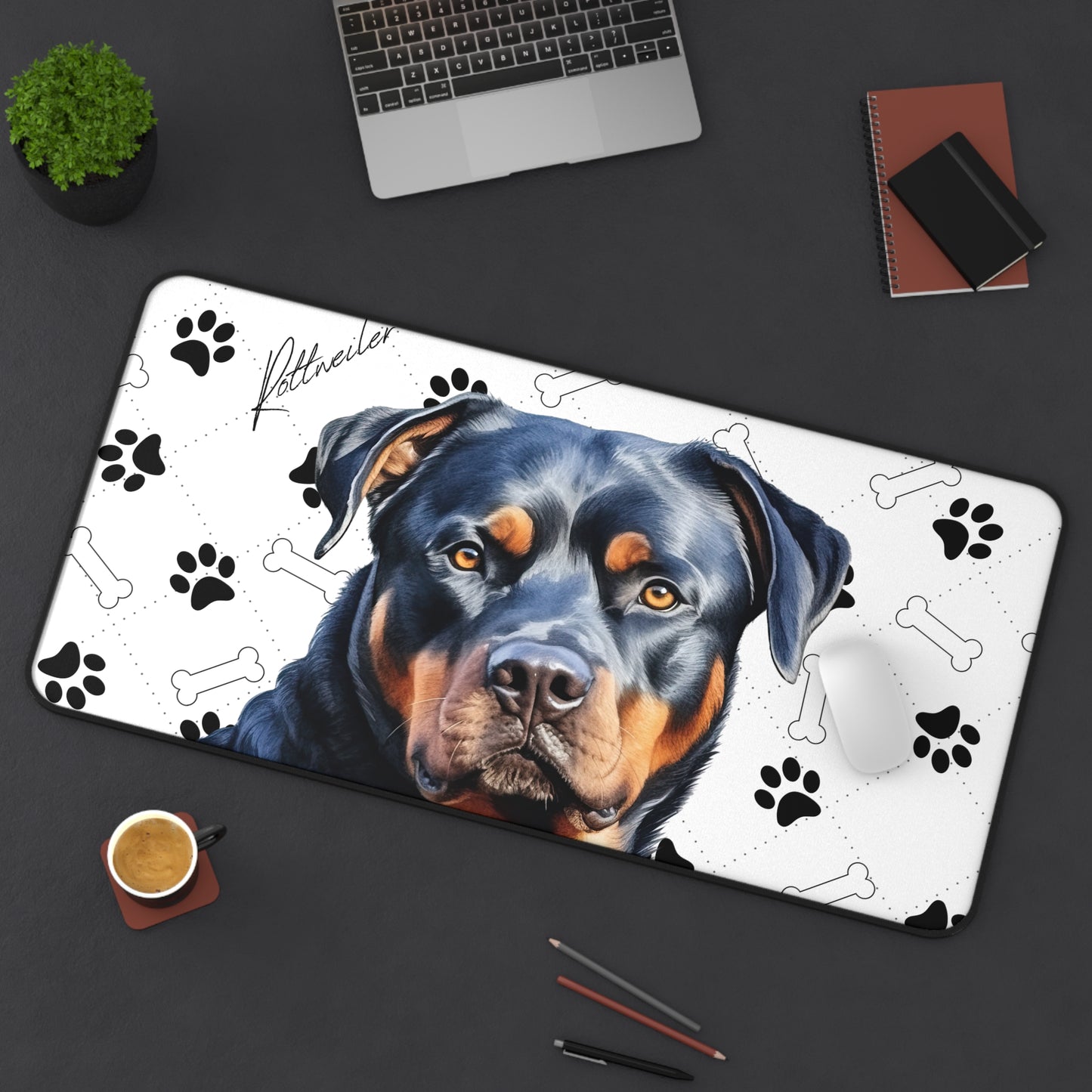 Rottweiler Desk Mat