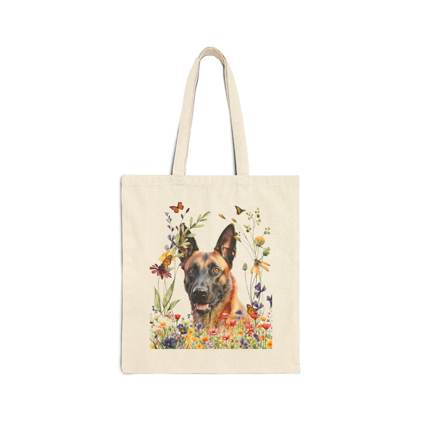 Belgian Malinois Canvas Tote Bag