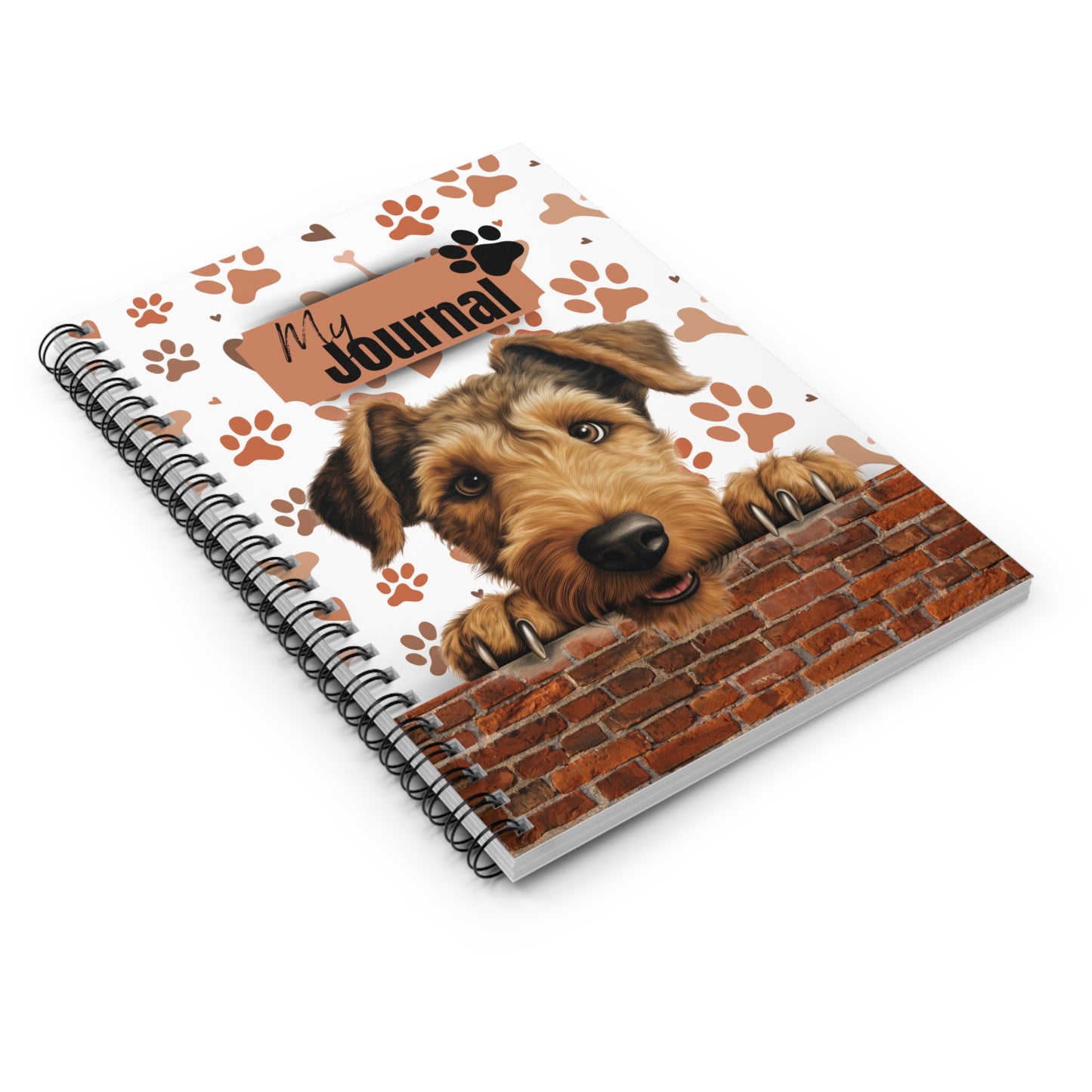 Welsh Terrier Spiral Notebook - Ruled Line
