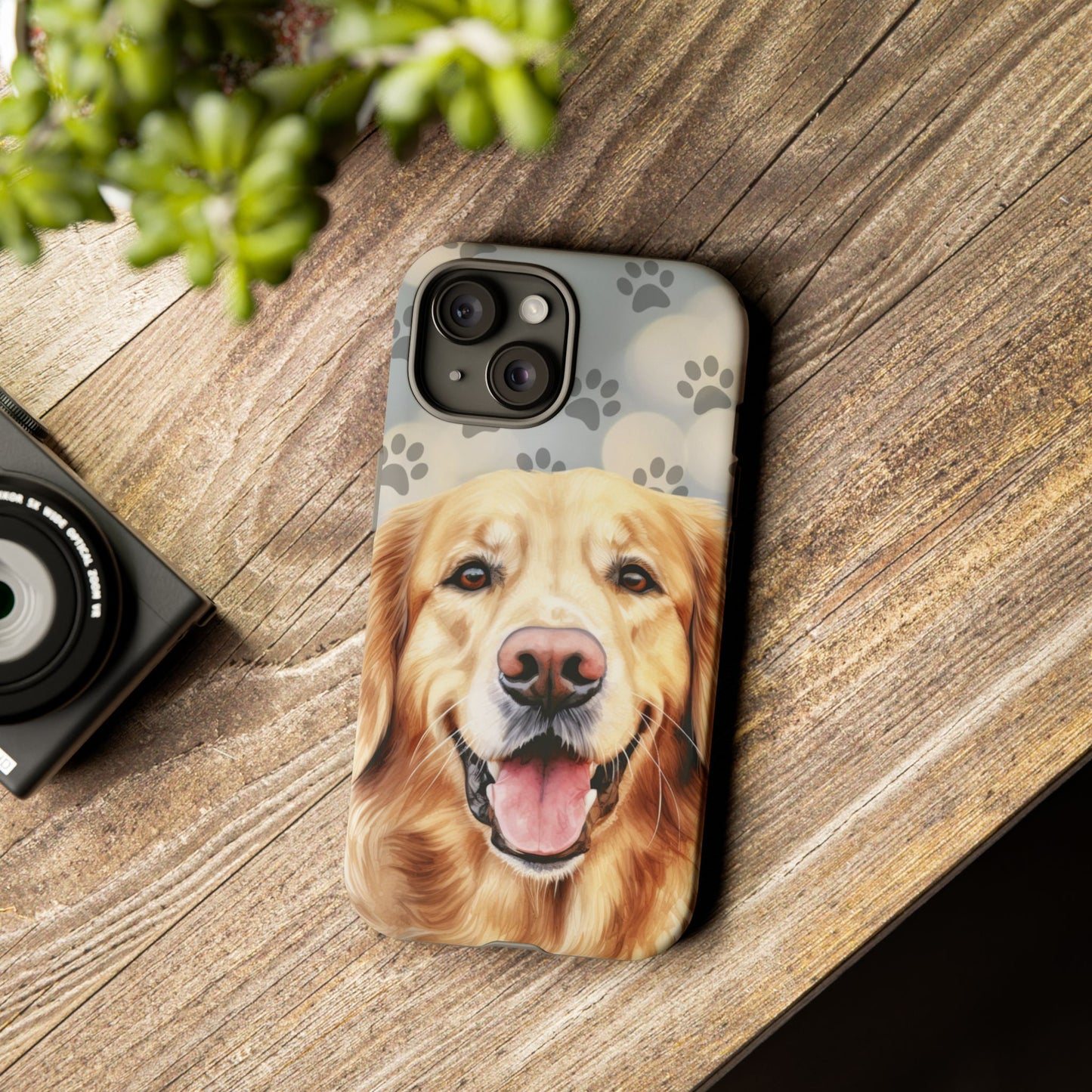 Golden Retriever Phone Case by Tough Cases (iphone 15, pro and Max)