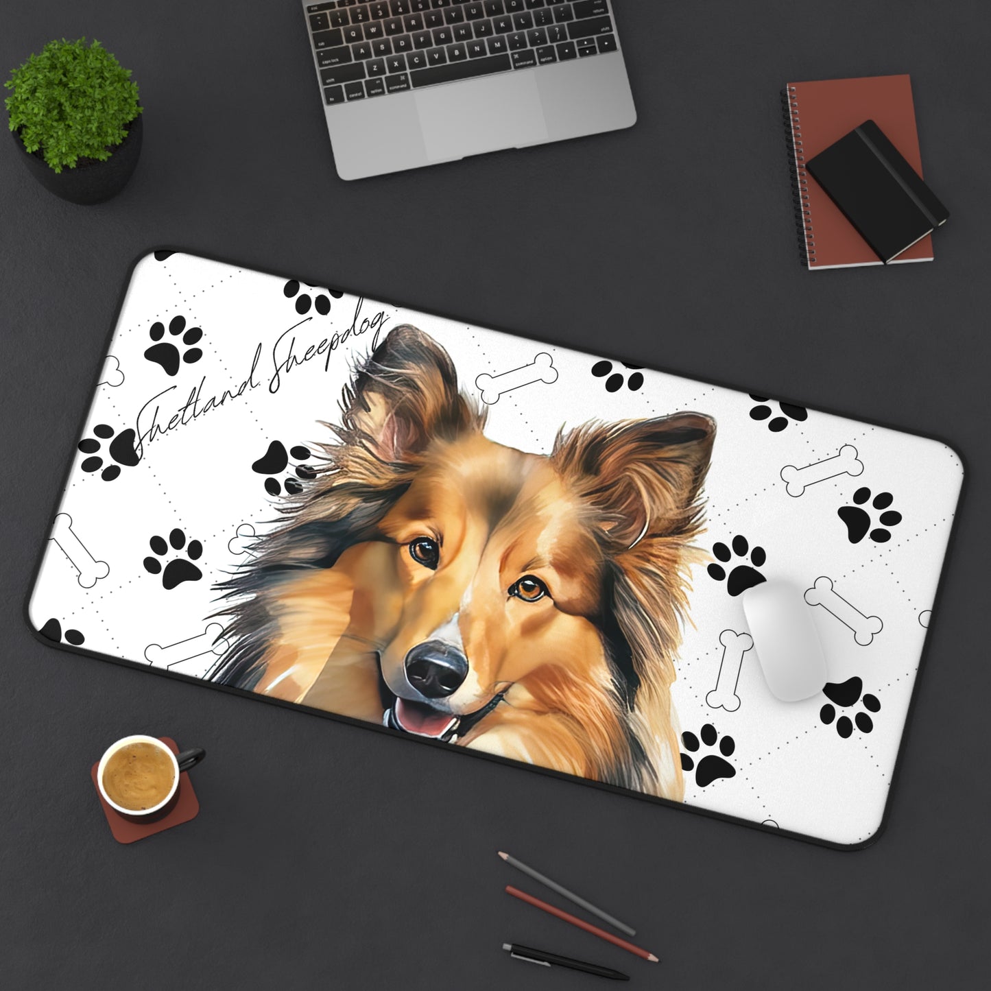Shetland Sheepdog Desk Mat