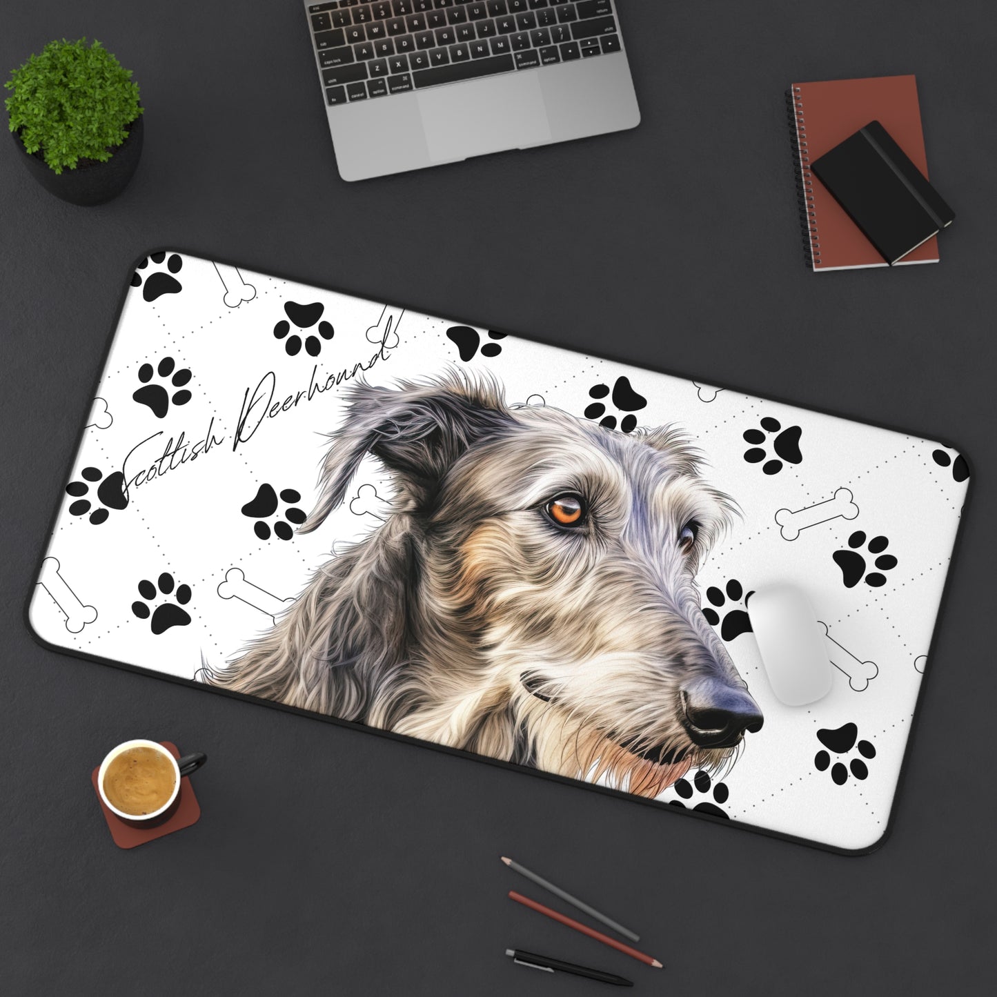 Scottish Deerhound Desk Mat