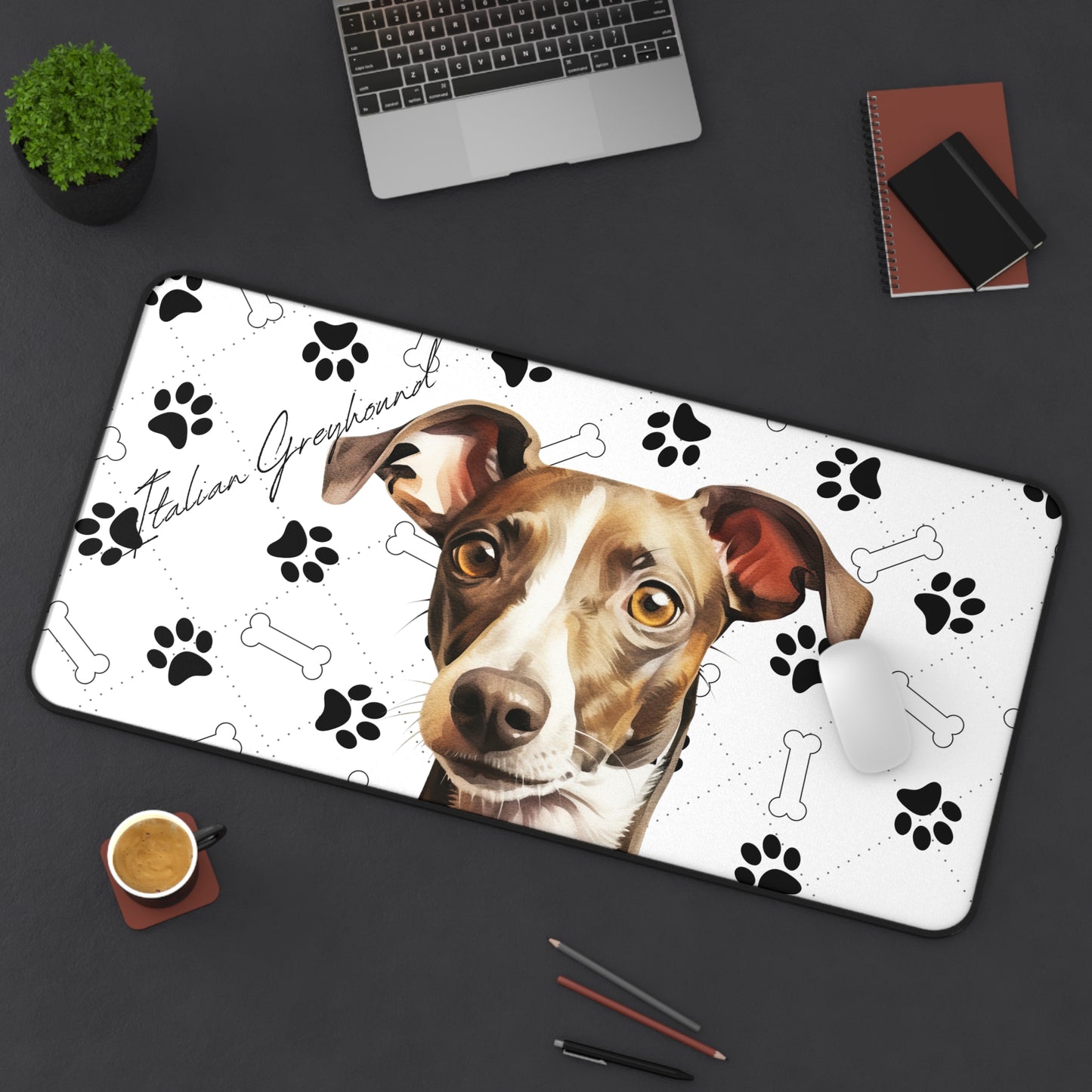 Italian Greyhound Desk Mat