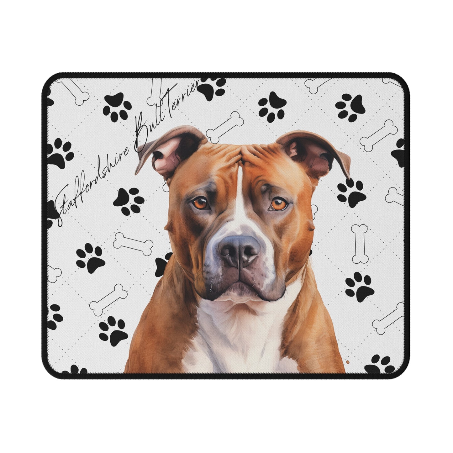 Staffordshire Bull Terrier Gaming Mouse Pad