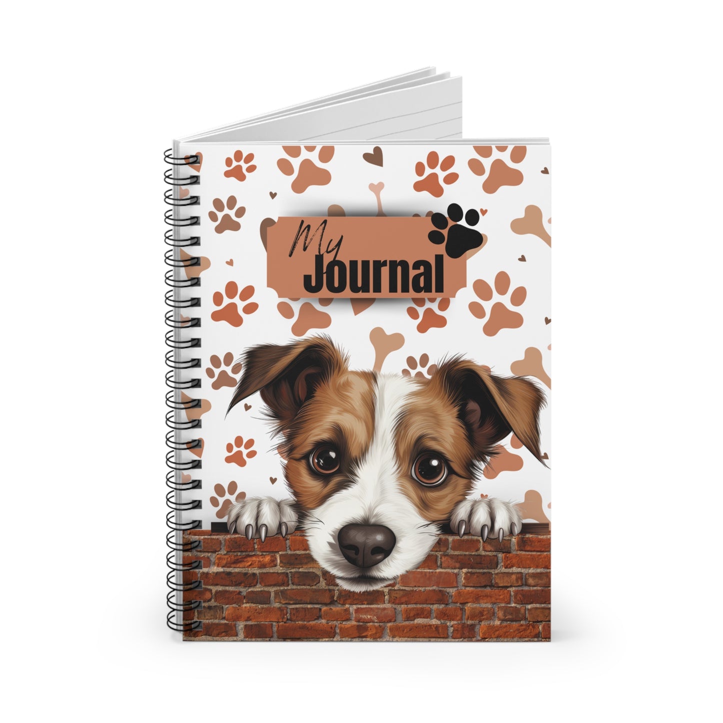 Jack Russell Terrier Spiral Notebook - Ruled Line