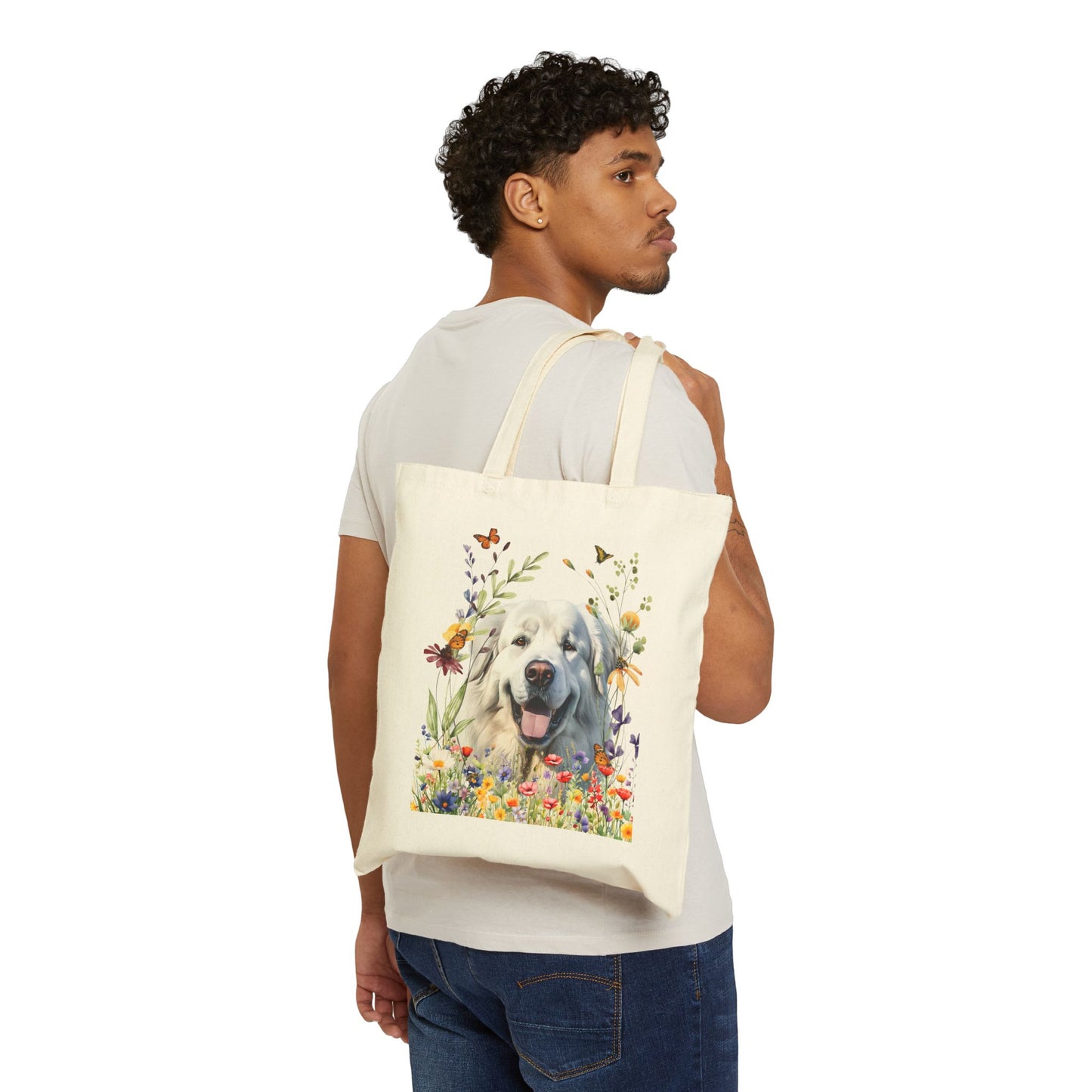 Great Pyrenes Canvas Tote Bag