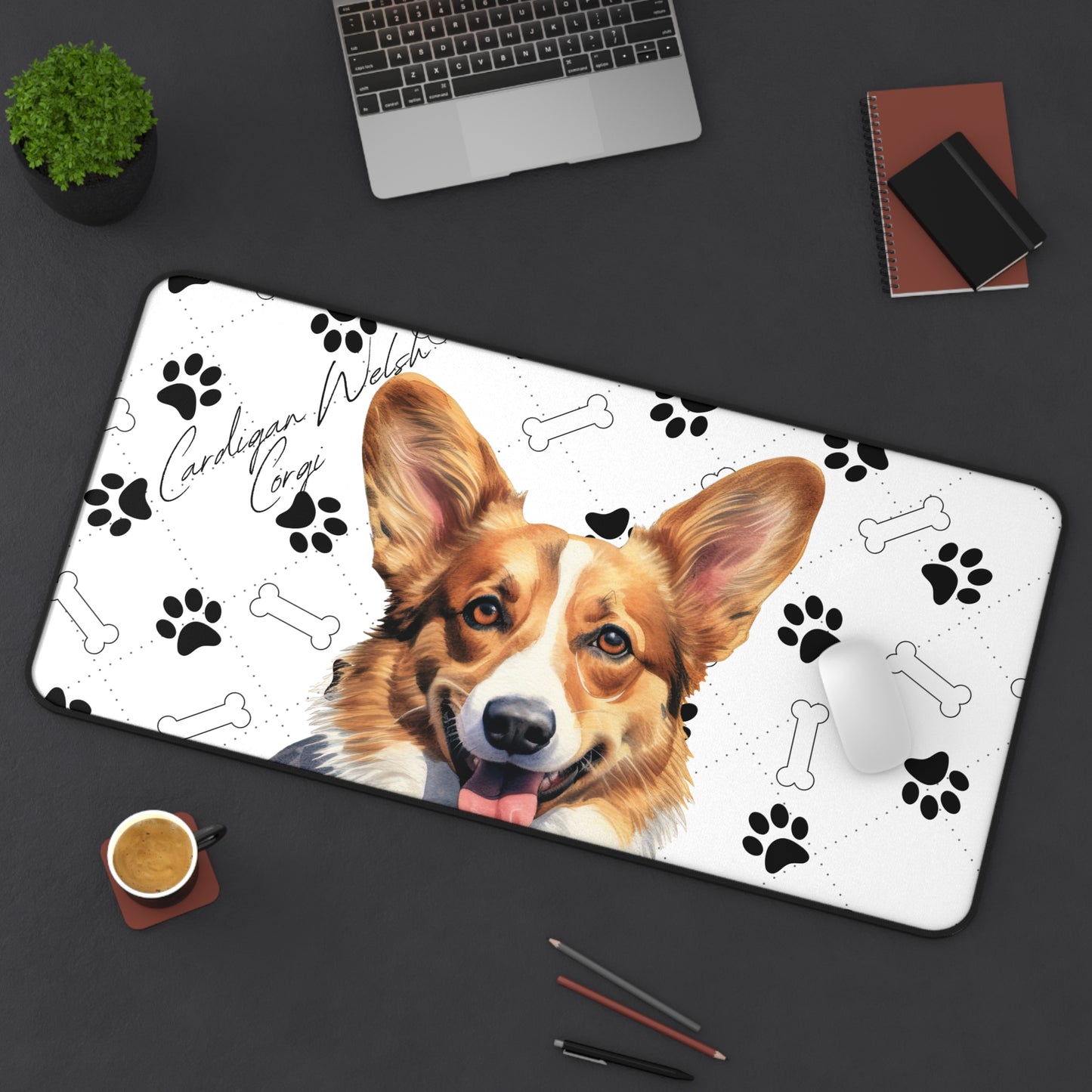 Cardigan Welsh Corgi Desk Mat