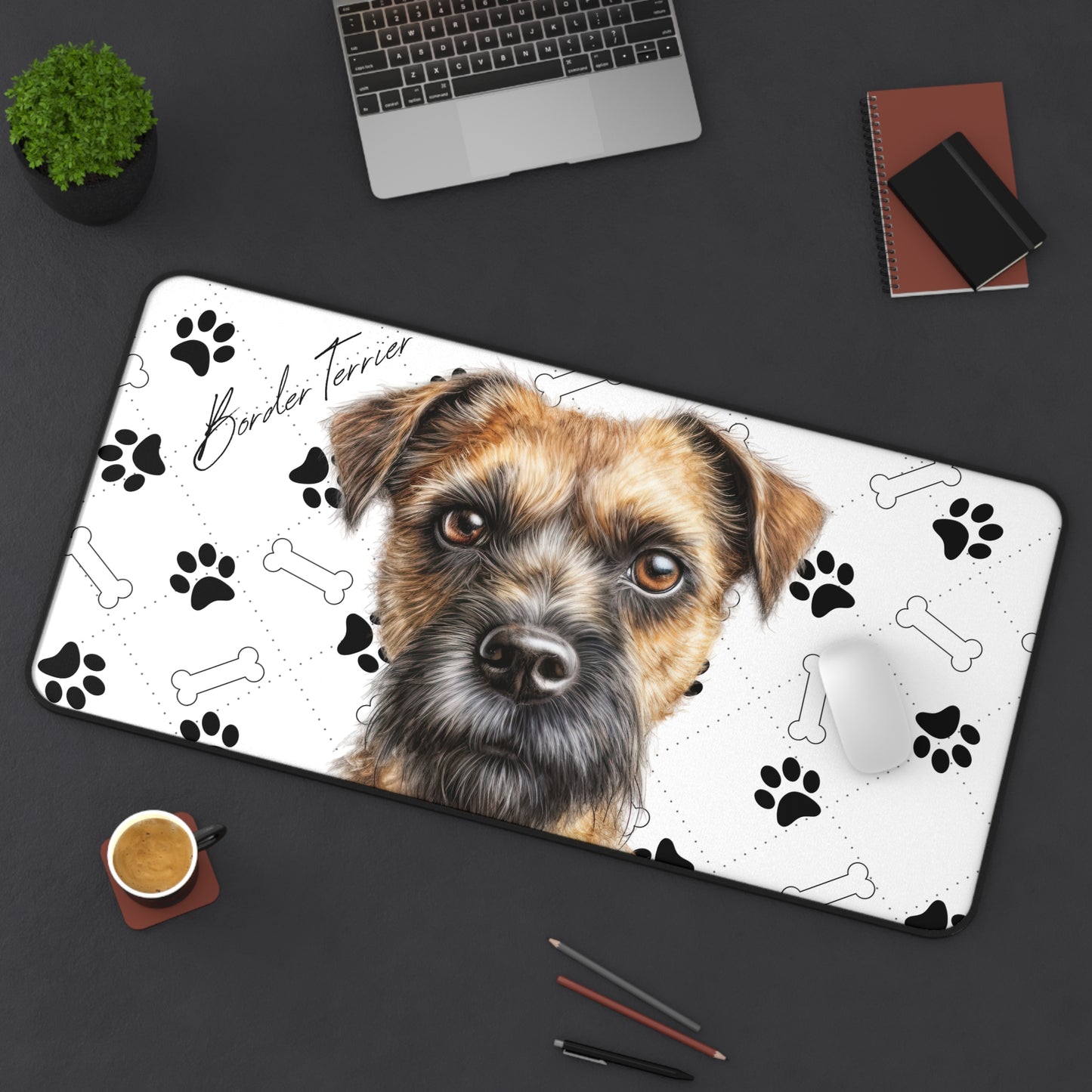 Border Terrier Desk Mat