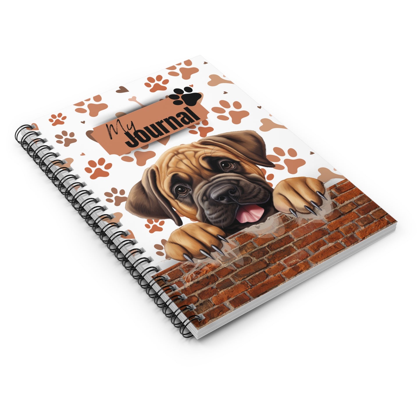 Mastiff Spiral Notebook - Ruled Line