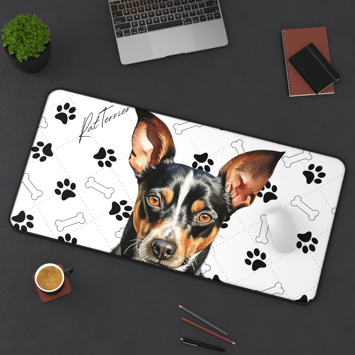 Rat Terrier Desk Mat