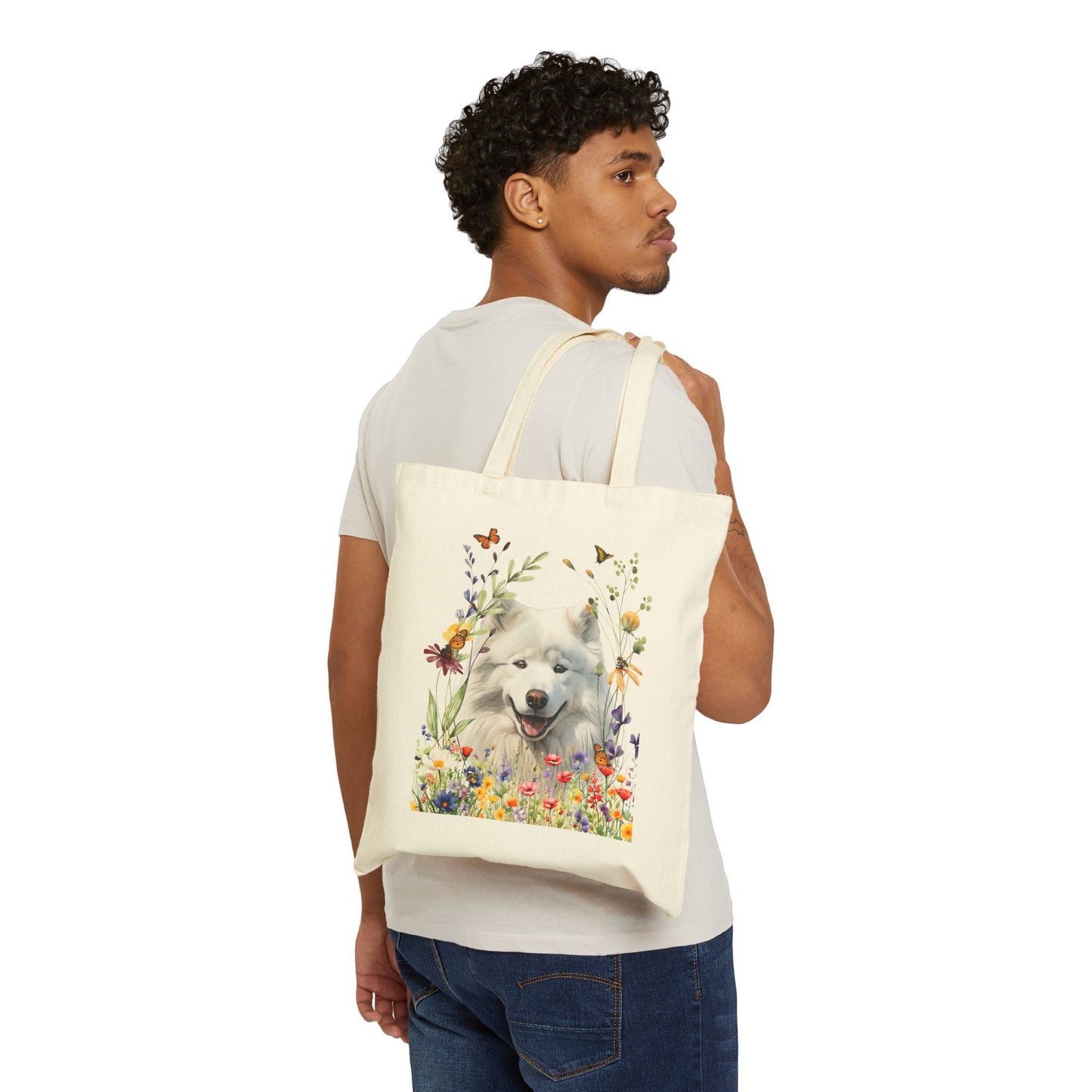Samoyed Canvas Tote Bag