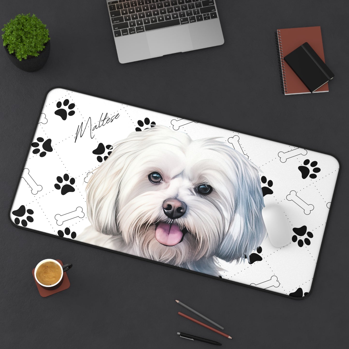 Maltese Desk Mat