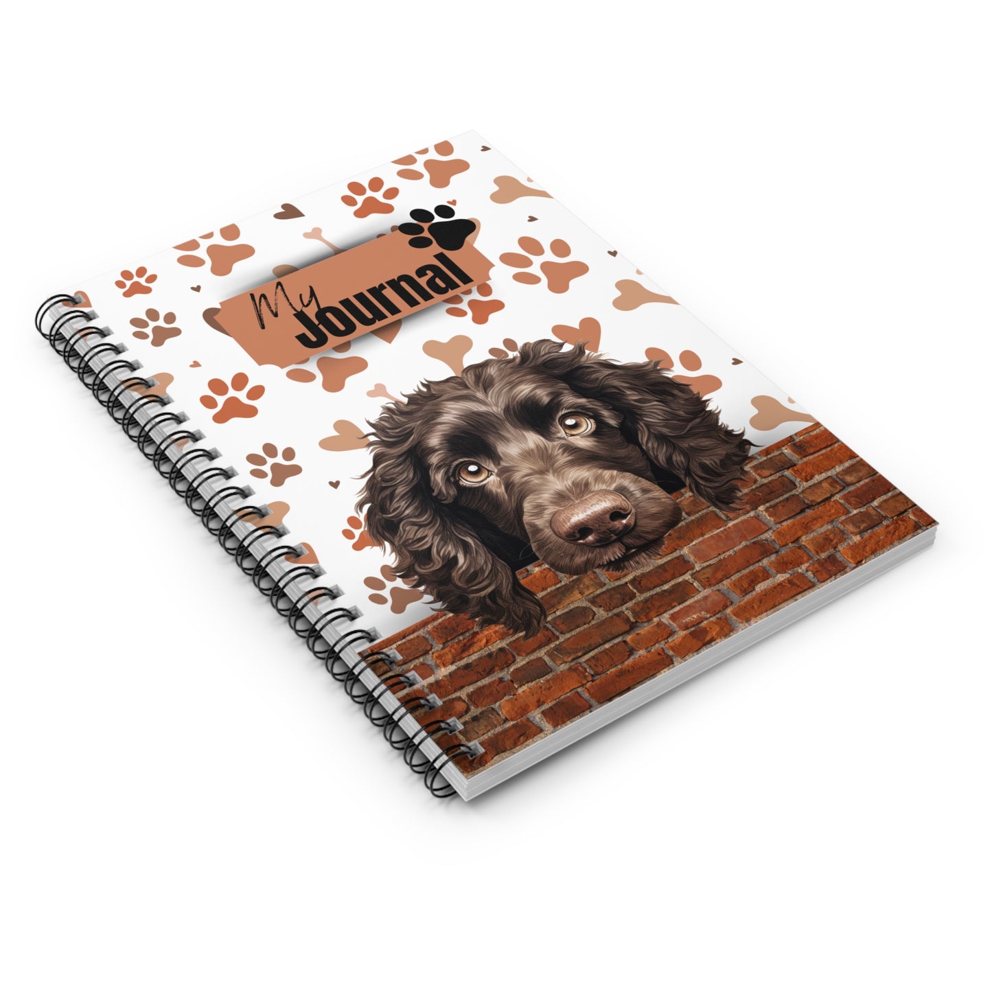 American Water Spaniel Spiral Notebook - Ruled Line