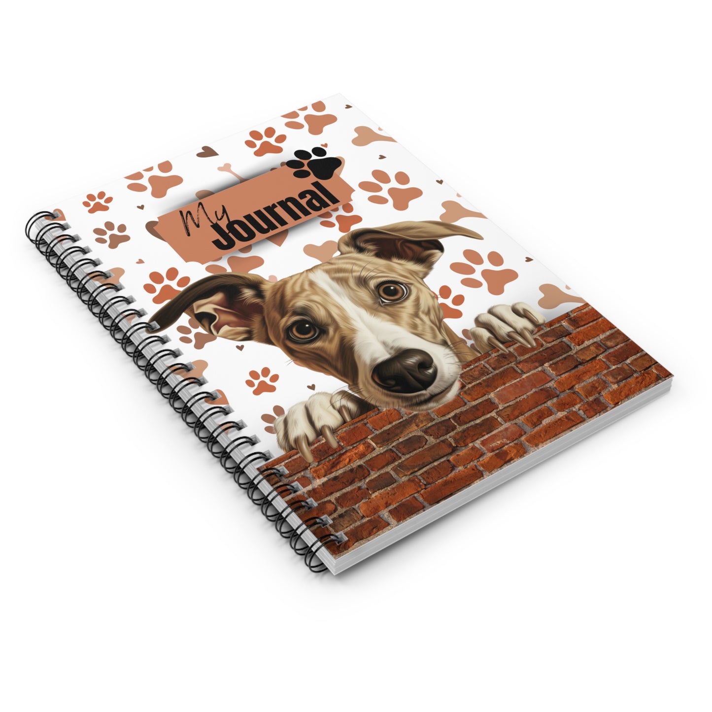 Whippet Spiral Notebook - Ruled Line