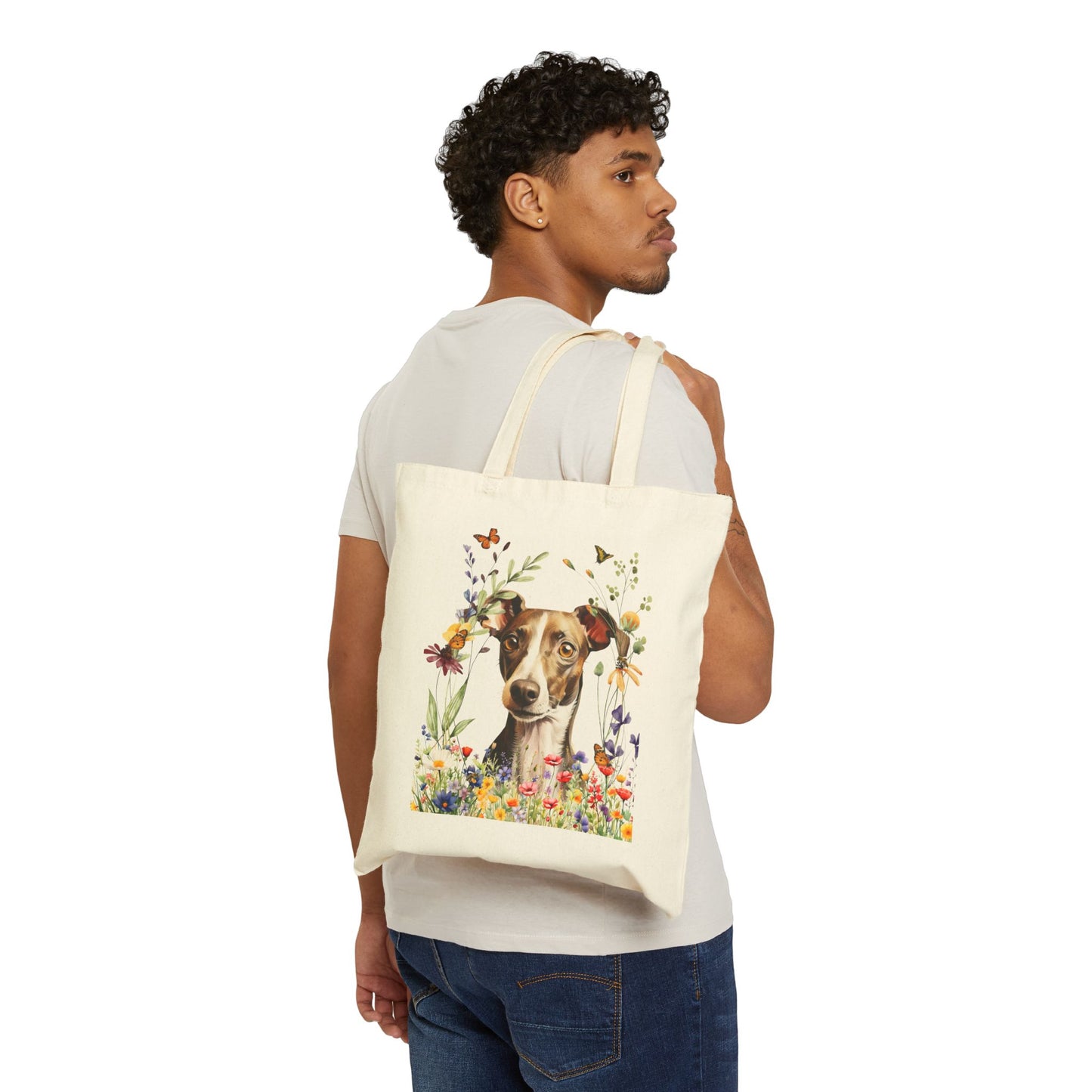 Italian Greyhound Canvas Tote Bag