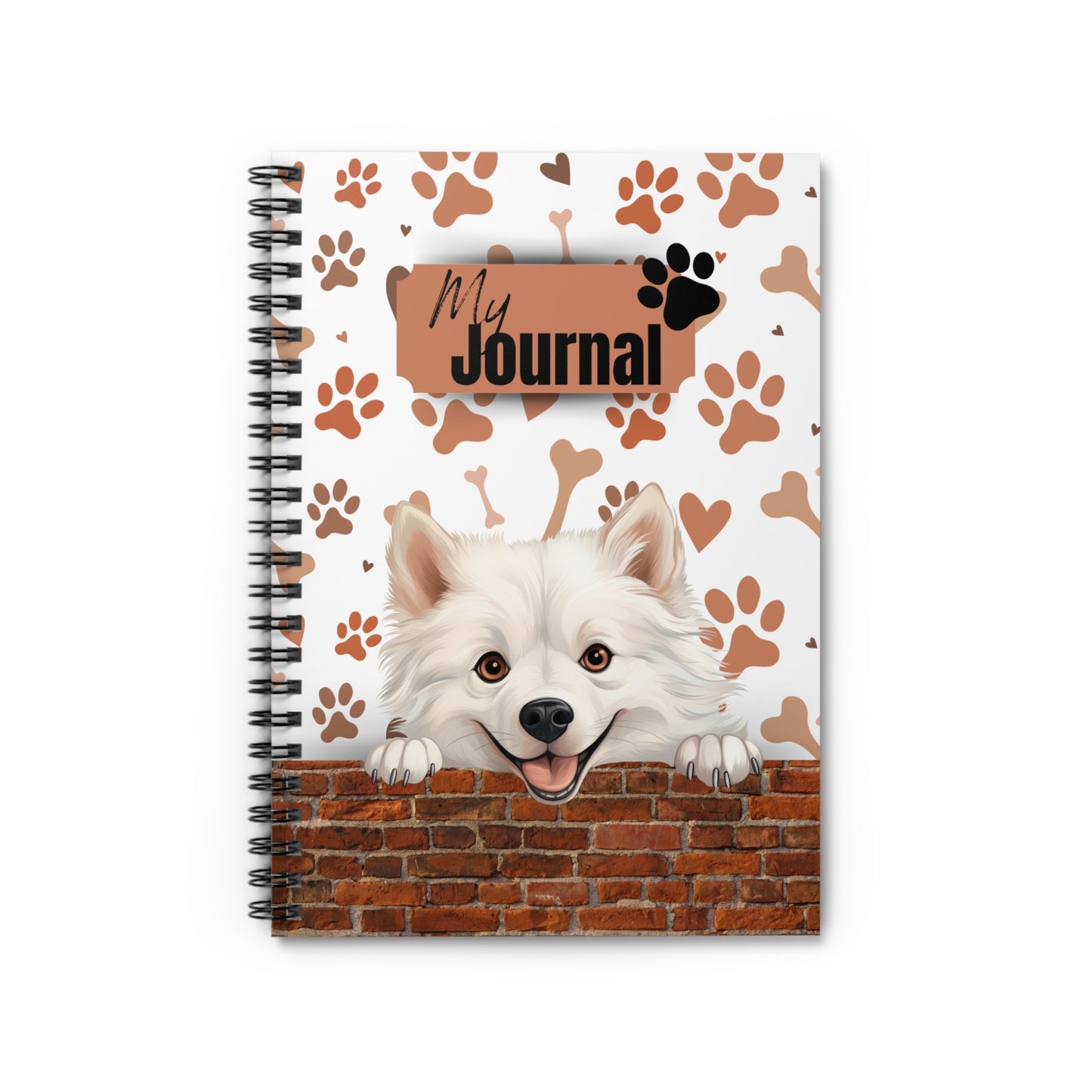 American Eskimo Spiral Notebook - Ruled Line