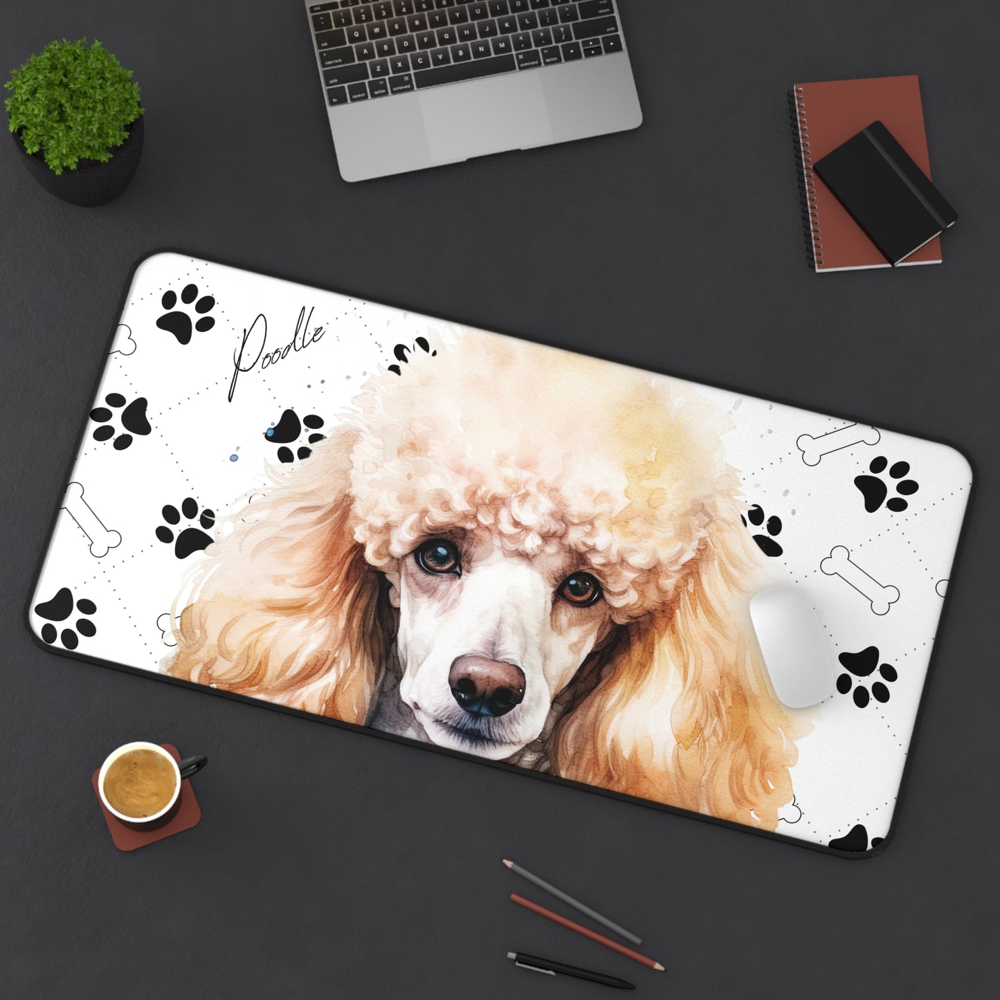 Poodle Desk Mat