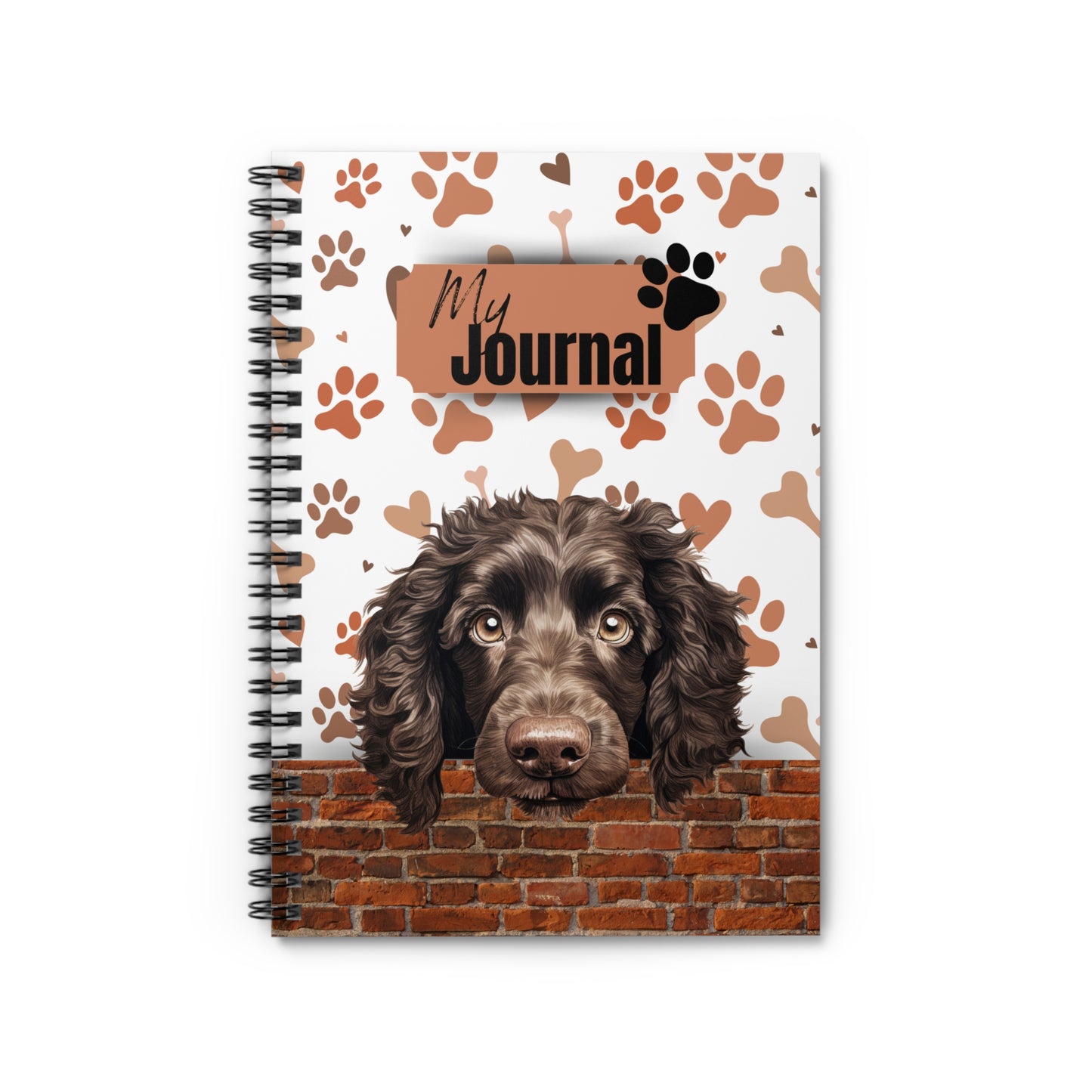 American Water Spaniel Spiral Notebook - Ruled Line