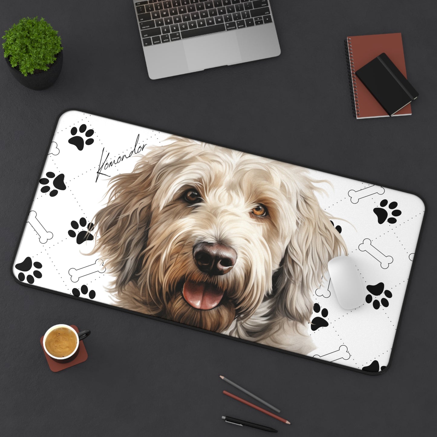 Komondor Desk Mat