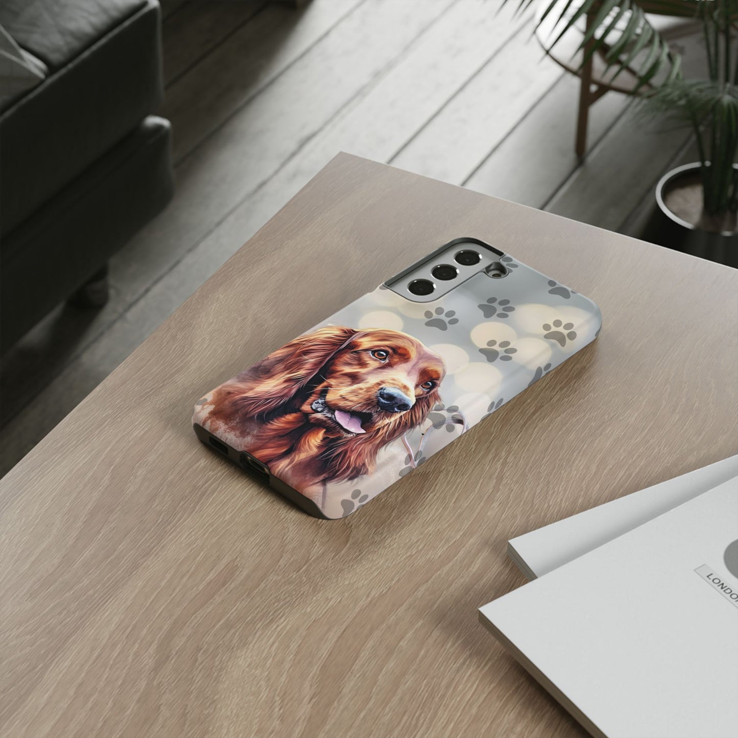 Irish Setter Phone Case by Tough Cases (Apple iPhone, Samsung Galaxy, and Google Pixel)