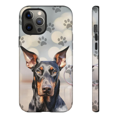 Doberman Phone Case by Tough Cases (Apple iPhone, Samsung Galaxy, and Google Pixel)