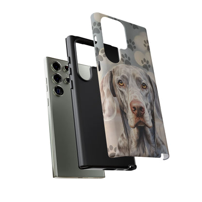 Weimaraner Phone Case by Tough Cases (Apple iPhone, Samsung Galaxy, and Google Pixel)