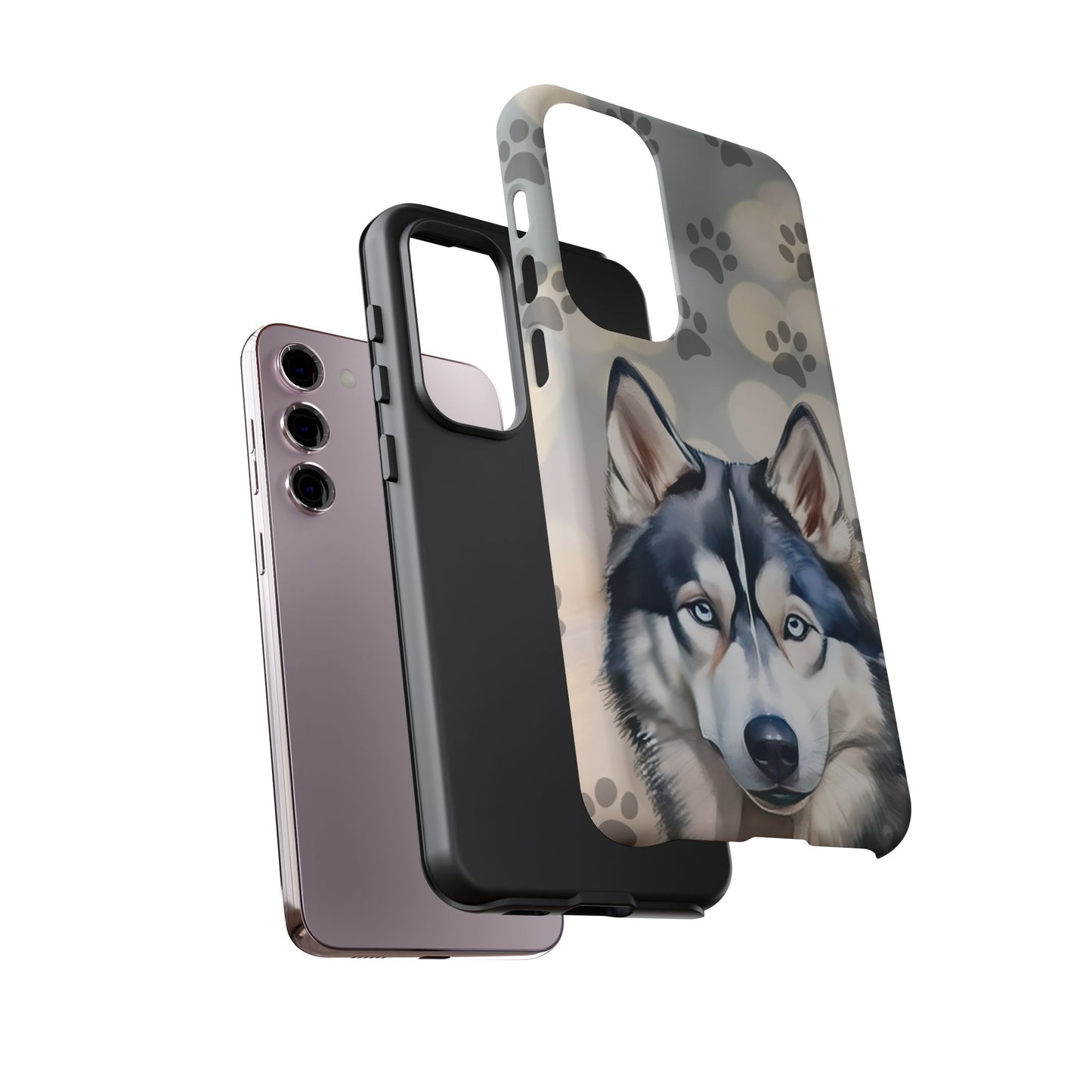 Siberian Husky Phone Cases by Tough Cases (Apple iPhone, Samsung Galaxy, and Google Pixel)