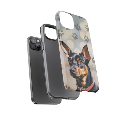 Miniature Pinscher by Tough Cases (Apple iPhone, Samsung Galaxy, and Google Pixel)