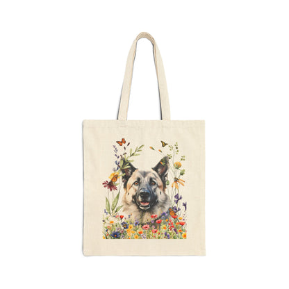 Norwegian Elkhound Canvas Tote Bag