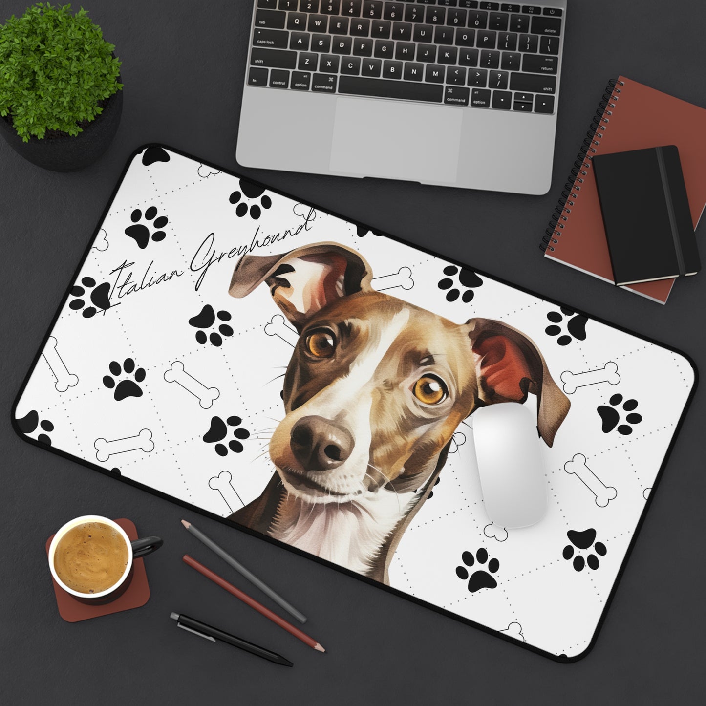 Italian Greyhound Desk Mat