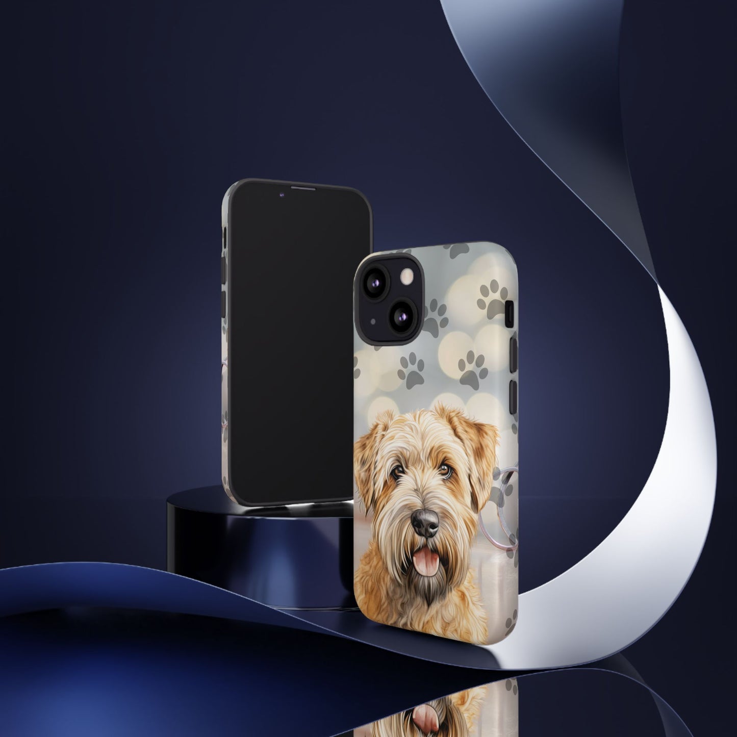 Self-Coated Wheaten Terrier by Tough Cases (Apple iPhone, Samsung Galaxy, and Google Pixel)
