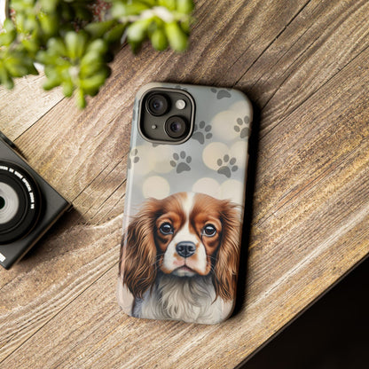 Cavalier King Charles Spaniel phone case by Tough Cases (Apple iPhone, Samsung Galaxy, and Google Pixel)