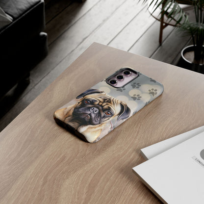 Pug Phone Case by Tough Cases (Apple iPhone, Samsung Galaxy, and Google Pixel)