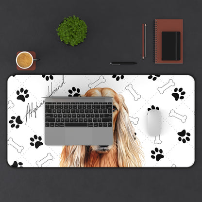 Afghan Hound Desk Mat