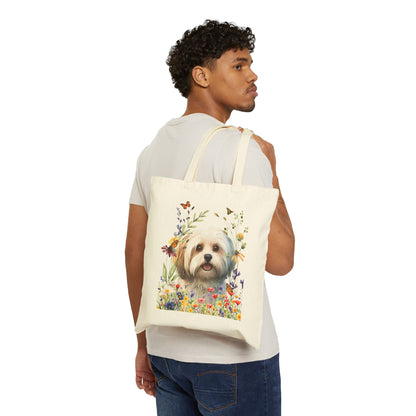 Havanese Canvas Tote Bag